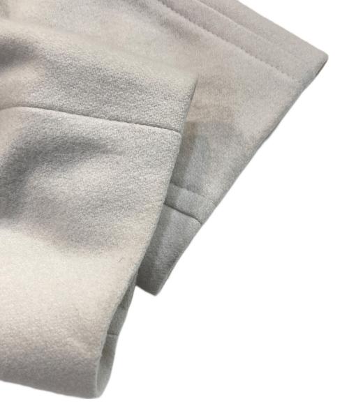 FRAY ID（フレイ アイディー）FRAY ID (フレイ アイディー) ビッグカラーショートコート ホワイトの古着・服飾アイテム