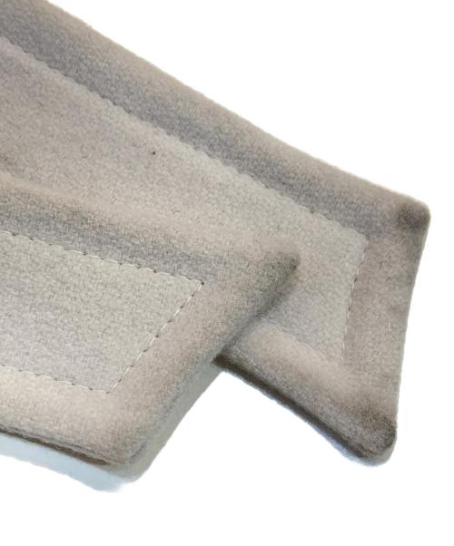 FRAY ID（フレイ アイディー）FRAY ID (フレイ アイディー) ビッグカラーショートコート ホワイトの古着・服飾アイテム