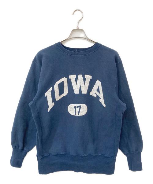 Champion REVERSE WEAVE（チャンピオン リバース ウィーブ）Champion REVERSE WEAVE (チャンピオン リバース ウィーブ) 90’s IOWA クルーネックスウェット ネイビー サイズ:LARGEの古着・服飾アイテム