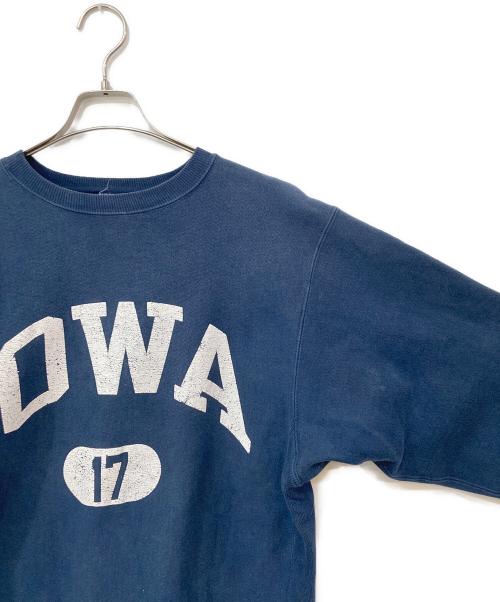Champion REVERSE WEAVE（チャンピオン リバース ウィーブ）Champion REVERSE WEAVE (チャンピオン リバース ウィーブ) 90’s IOWA クルーネックスウェット ネイビー サイズ:LARGEの古着・服飾アイテム