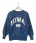 Champion REVERSE WEAVE（チャンピオン リバース ウィーブ）の古着「90’s IOWA クルーネックスウェット」｜ネイビー