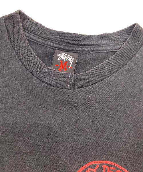 stussy（ステューシー）stussy (ステューシー) プリントTシャツ ブラック サイズ:SIZE Mの古着・服飾アイテム