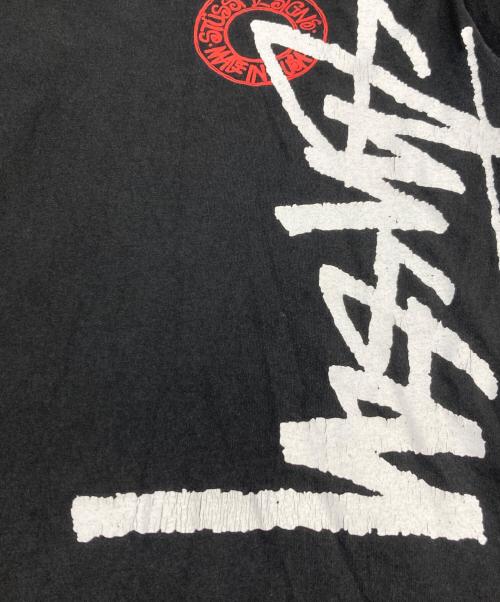 stussy（ステューシー）stussy (ステューシー) プリントTシャツ ブラック サイズ:SIZE Mの古着・服飾アイテム
