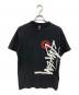 stussy（ステューシー）の古着「プリントTシャツ」｜ブラック
