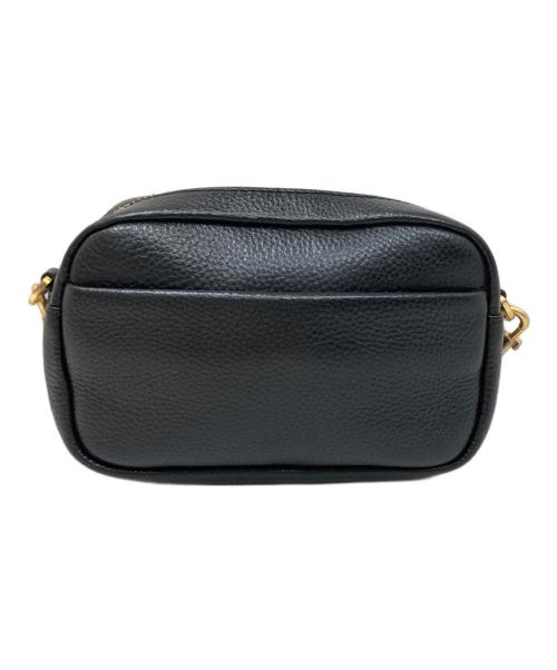 TORY BURCH（トリーバーチ）TORY BURCH (トリーバーチ) PERRY BOMBE/ペリーボンベ　 レザーショルダーバッグ ブラックの古着・服飾アイテム