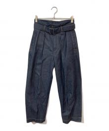SEEALL（シーオール）の古着「ストレートデニムパンツ」｜インディゴ