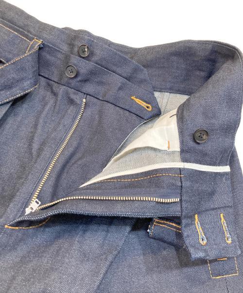 SEEALL（シーオール）SEEALL (シーオール) ストレートデニムパンツ インディゴ サイズ:SIZE 1の古着・服飾アイテム
