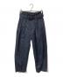 SEEALL（シーオール）の古着「ストレートデニムパンツ」｜インディゴ