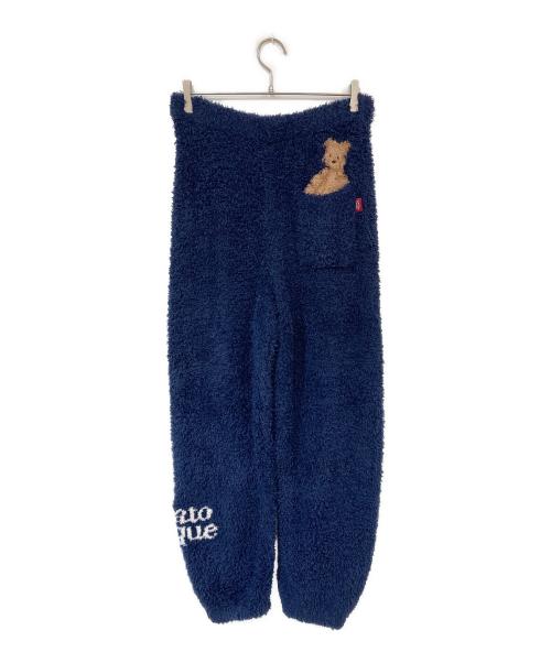 gelato pique（ジェラートピケ）gelato pique (ジェラートピケ) ジェラートスノーベアジャガードプルオーバー＆ロングパンツセット ネイビー サイズ:Mの古着・服飾アイテム