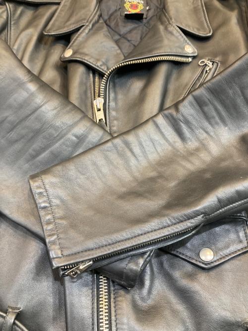 Schott（ショット）Schott (ショット) ワンスターダブルライダースジャケット ブラック サイズ:46の古着・服飾アイテム