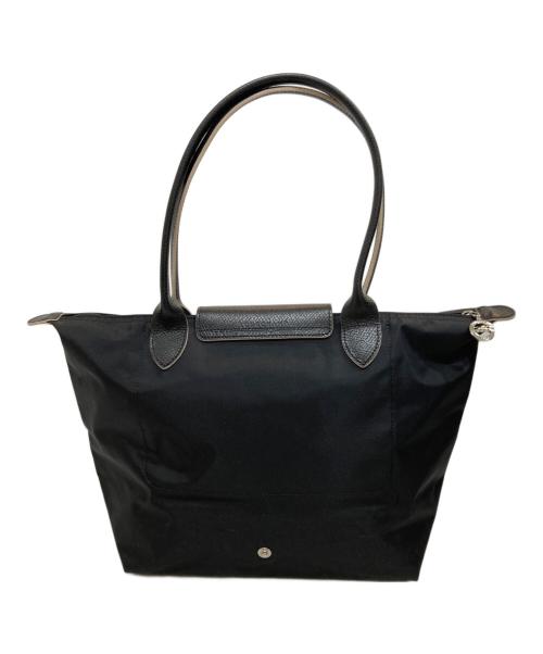 LONGCHAMP（ロンシャン）LONGCHAMP (ロンシャン) ナイロントートバッグ ブラックの古着・服飾アイテム