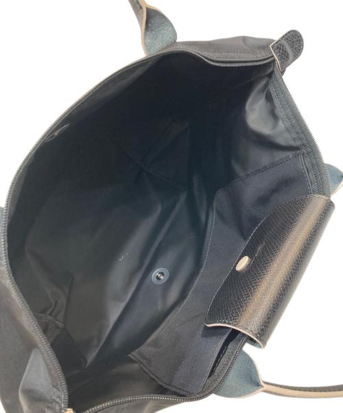 LONGCHAMP（ロンシャン）LONGCHAMP (ロンシャン) ナイロントートバッグ ブラックの古着・服飾アイテム