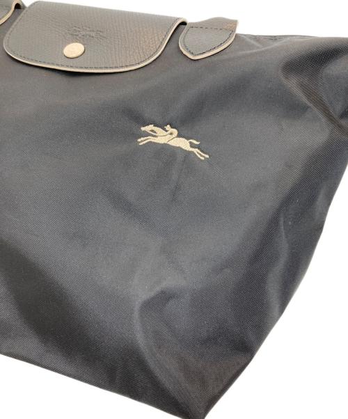 LONGCHAMP（ロンシャン）LONGCHAMP (ロンシャン) ナイロントートバッグ ブラックの古着・服飾アイテム
