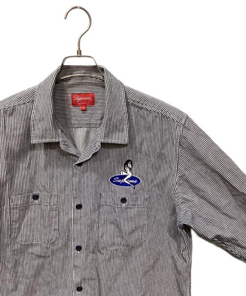 SUPREME（シュプリーム）SUPREME (シュプリーム) Pin Up Work  Shirt グレー サイズ:Ｍの古着・服飾アイテム