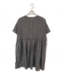 nest Robe（ネストローブ）の古着「リネンワンピース」｜グレー