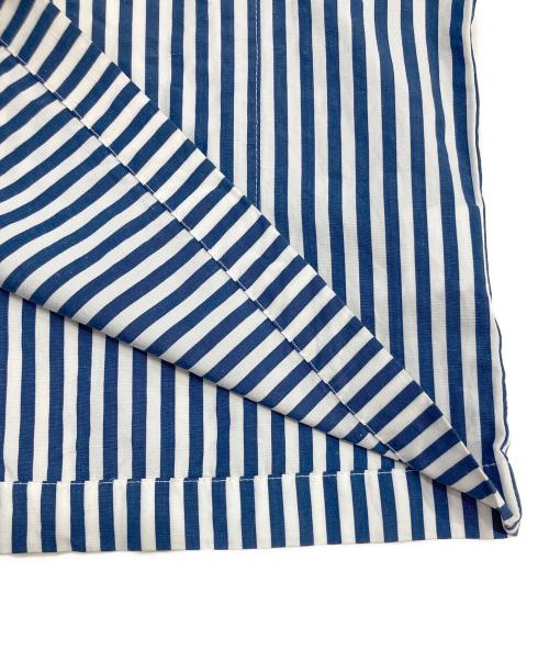 BEARDSLEY（ビアズリー）BEARDSLEY (ビアズリー) ストライププルオーバーブラウス スカイブルー サイズ:SIZE Freeの古着・服飾アイテム