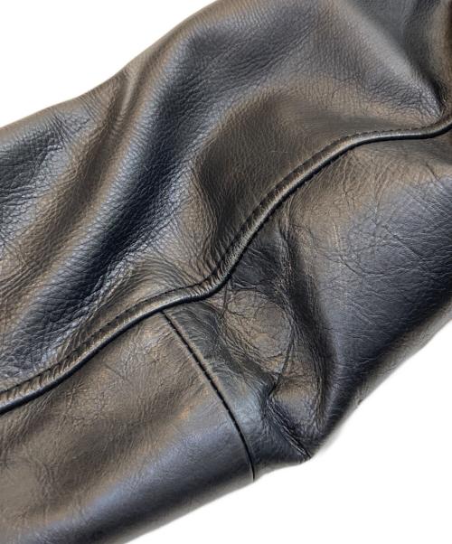 green label relaxing（グリーンレーベルリラクシング）green label relaxing (グリーンレーベルリラクシング) シングルライダースジャケット ブラック サイズ:Lの古着・服飾アイテム