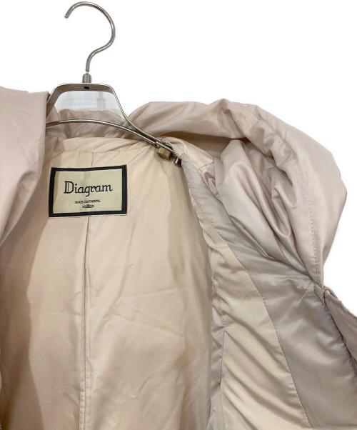 Diagram（ダイアグラム）Diagram (ダイアグラム) ファーダウンベスト ベージュ サイズ:SIZE 36の古着・服飾アイテム