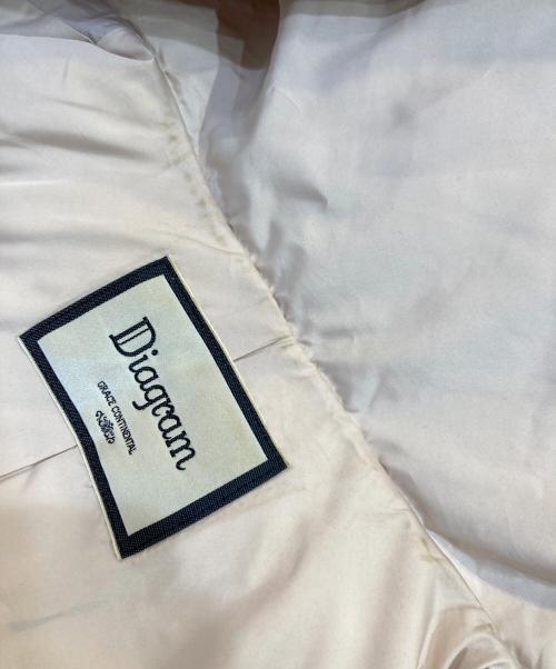 Diagram（ダイアグラム）Diagram (ダイアグラム) ファーダウンベスト ベージュ サイズ:SIZE 36の古着・服飾アイテム