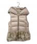 Diagram（ダイアグラム）の古着「ファーダウンベスト」｜ベージュ