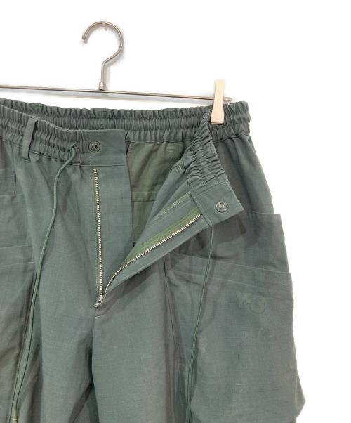 Y-3（ワイスリー）Y-3 (ワイスリー) M CLASSIC RIPSTOP UTILITY PANTS グリーン サイズ:Mの古着・服飾アイテム