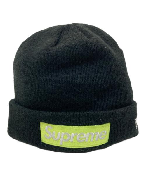 SUPREME（シュプリーム）Supreme (シュプリーム) New Era (ニューエラ) Box Logo Beanie ブラックの古着・服飾アイテム