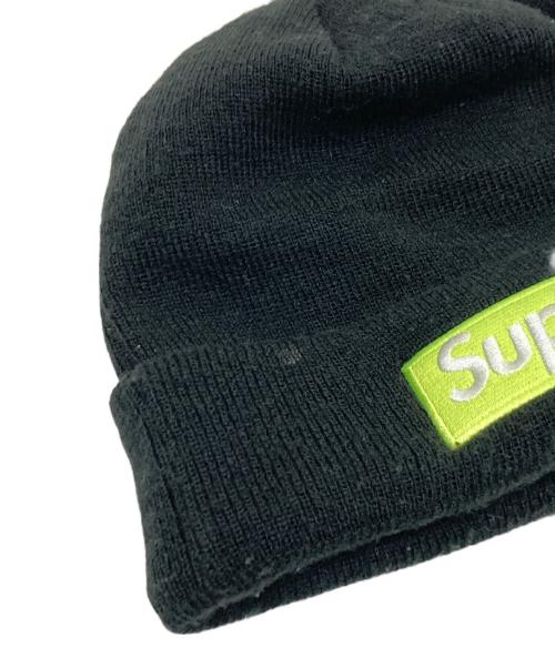 SUPREME（シュプリーム）Supreme (シュプリーム) New Era (ニューエラ) Box Logo Beanie ブラックの古着・服飾アイテム