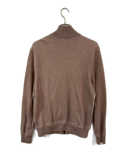 HUGO BOSS（ヒューゴ ボス）HUGO BOSS (ヒューゴ ボス) ドライバーズニット ブラウン サイズ:XLの古着・服飾アイテム