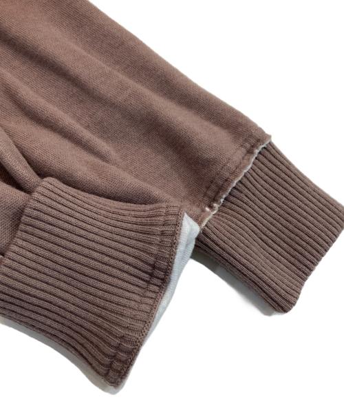 HUGO BOSS（ヒューゴ ボス）HUGO BOSS (ヒューゴ ボス) ドライバーズニット ブラウン サイズ:XLの古着・服飾アイテム