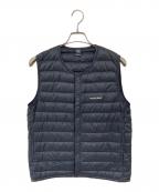 mont-bellモンベル）の古着「スペリオダウン ラウンドネックベスト」｜ブラック