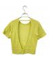 Ameri (アメリ) MEDI BACK OPEN CUT THERMAL TOP/メディ バック オープン カット サーマル トップ 黄緑 サイズ:SIZE Free：5000円