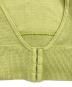 中古・古着 Ameri (アメリ) MEDI BACK OPEN CUT THERMAL TOP/メディ バック オープン カット サーマル トップ 黄緑 サイズ:SIZE Free：5000円