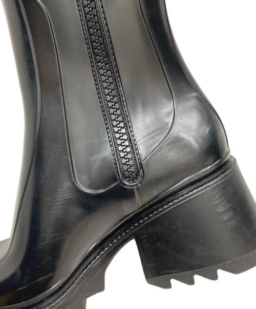 Chloe（クロエ）Chloe (クロエ) ラバー サイドジップロングブーツ ブラック サイズ:35の古着・服飾アイテム