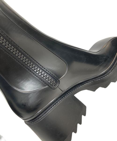 Chloe（クロエ）Chloe (クロエ) ラバー サイドジップロングブーツ ブラック サイズ:35の古着・服飾アイテム