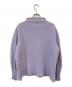 23区 (ニジュウサンク) ウールカシミヤブレンド バルキーモックネックニット パープル サイズ:SIZE 38：6000円