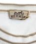 中古・古着 HERMES (エルメス) クルーネックラインTシャツ ホワイト サイズ:S：8000円