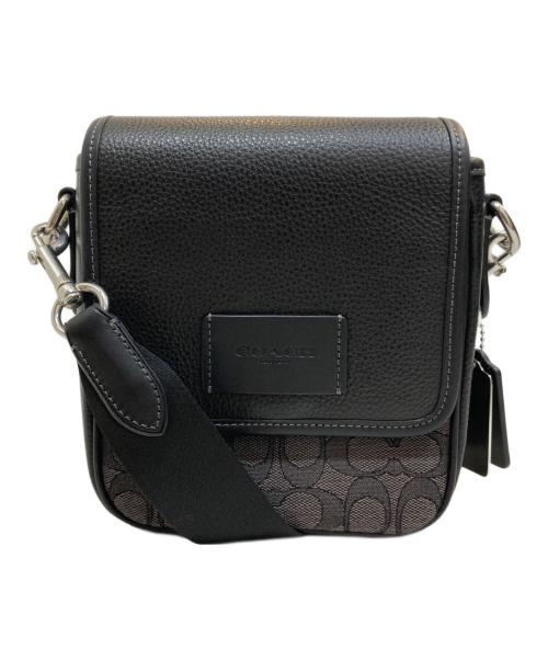 COACH（コーチ）COACH (コーチ) ルーカス クロスボディ・シグネチャー ジャカード ブラックの古着・服飾アイテム