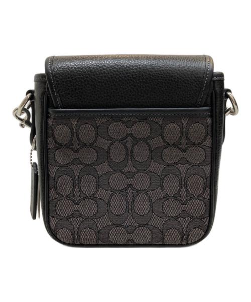 COACH（コーチ）COACH (コーチ) ルーカス クロスボディ・シグネチャー ジャカード ブラックの古着・服飾アイテム