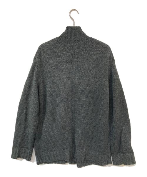 s'yte（サイト）s'yte (サイト) BULKY WOOL BIG POCKET HIGH NECK KNIT グレー サイズ:3の古着・服飾アイテム