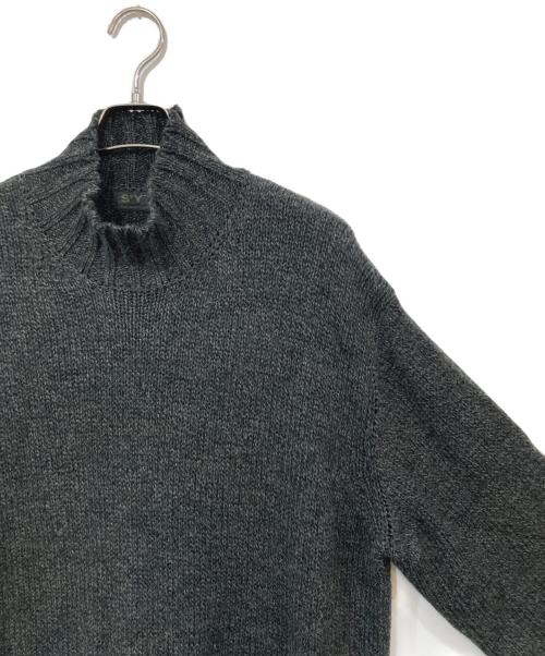 s'yte（サイト）s'yte (サイト) BULKY WOOL BIG POCKET HIGH NECK KNIT グレー サイズ:3の古着・服飾アイテム