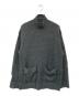s'yte（サイト）の古着「BULKY WOOL BIG POCKET HIGH NECK KNIT」｜グレー