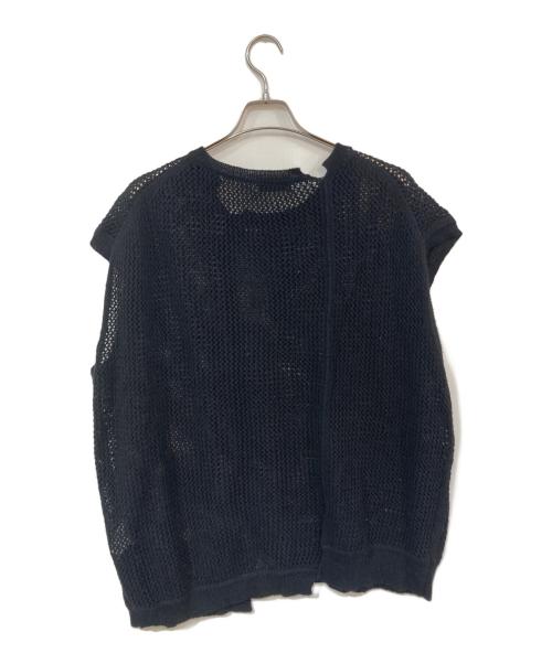 Yohji Yamamoto pour homme（ヨウジヤマモト プールオム）Yohji Yamamoto pour homme (ヨウジヤマモト プールオム) PATTERN VEST ブラック サイズ:3の古着・服飾アイテム