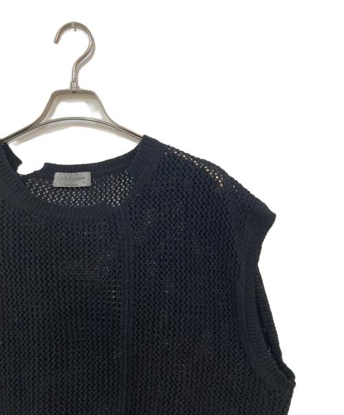 Yohji Yamamoto pour homme（ヨウジヤマモト プールオム）Yohji Yamamoto pour homme (ヨウジヤマモト プールオム) PATTERN VEST ブラック サイズ:3の古着・服飾アイテム