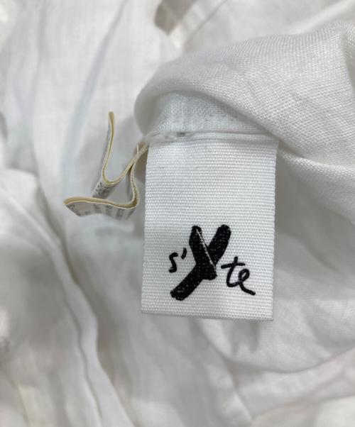 s'yte（サイト）s'yte (サイト) リネンシャツ ホワイト サイズ:SIZE Mの古着・服飾アイテム
