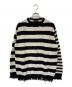s'yte（サイト）の古着「STRIPED PULLOVER KNIT」｜ブラック×アイボリー