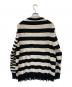 s'yte (サイト) STRIPED PULLOVER KNIT ブラック×アイボリー サイズ:3：9000円