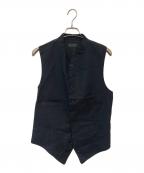 s'yteサイト）の古着「スタンドカラー ジレ ベスト」｜ブラック