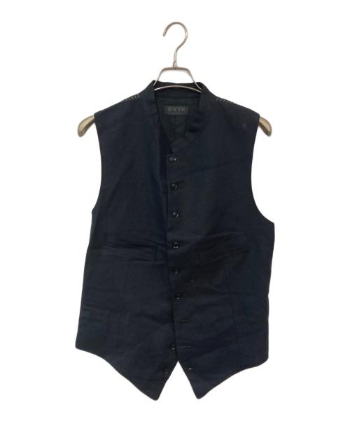 s'yte（サイト）s'yte (サイト) スタンドカラー ジレ ベスト ブラック サイズ:3の古着・服飾アイテム