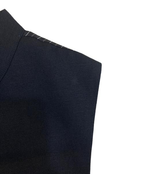 s'yte（サイト）s'yte (サイト) スタンドカラー ジレ ベスト ブラック サイズ:3の古着・服飾アイテム