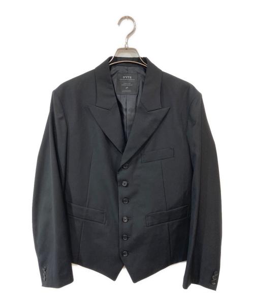 s'yte（サイト）s'yte (サイト) TWギャバジン 6ボタン ジャケット ブラック サイズ:2の古着・服飾アイテム